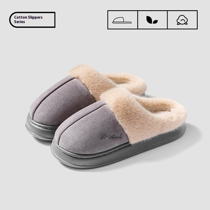Cosy Fluffy Couple Slippers — Non-slip Soft Indoor Mules