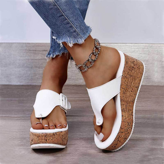 Women's Wedge Buckle Sandals — Fashion Trend Footwear