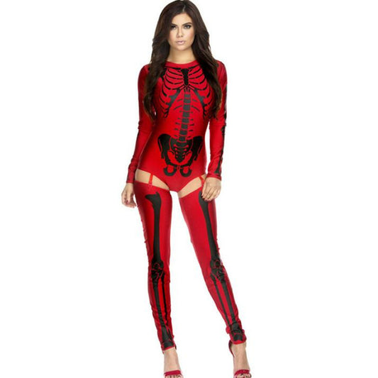 Halloween Skull Zombie Cosplay Costume