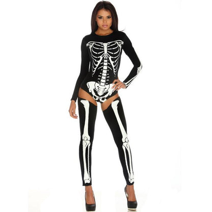 Halloween Skull Zombie Cosplay Costume