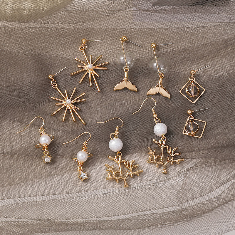 Korean Temperament Earrings Cold Wind Earrings
