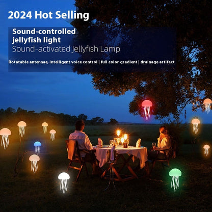 LED Jellyfish Mood Lamp — Portable Smart Night Light