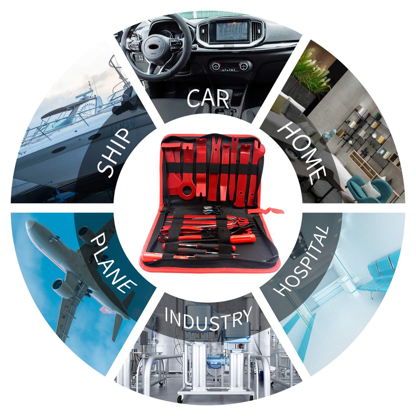 Car Trim Removal Pry Tool Kit | Auto Disassembly Panel Tool