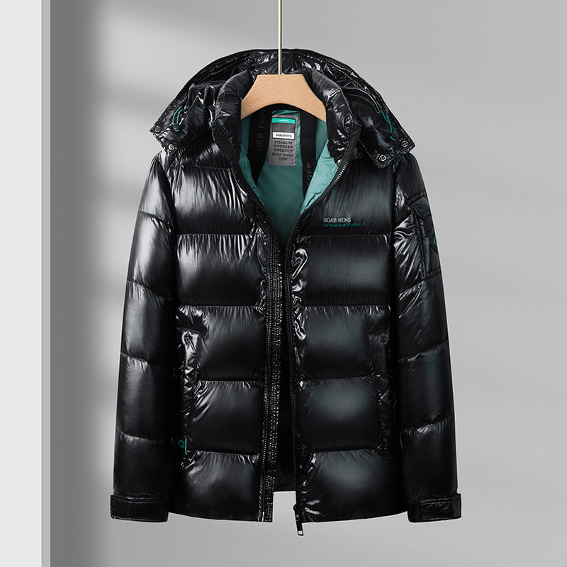 Men's Glossy Thickened Cotton-padded Jacket — Warm & Cold-proof