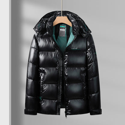 Men's Glossy Thickened Cotton-padded Jacket — Warm & Cold-proof