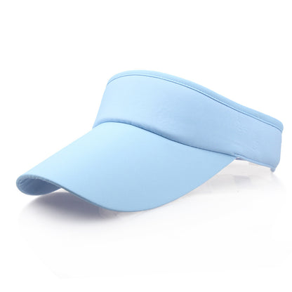 Adjustable Sun Visor Cap — Summer Beach & Sports Hat