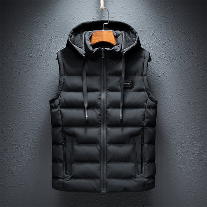 Men's Slim Cotton-padded Waistcoat Jacket