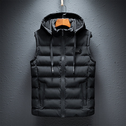 Men's Slim Cotton-padded Waistcoat Jacket
