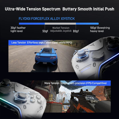 Flydigi APEX 5 Elite Wireless Gaming Controller | Force Feedback Trigger