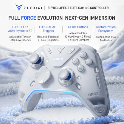 Flydigi APEX 5 Elite Wireless Gaming Controller | Force Feedback Trigger