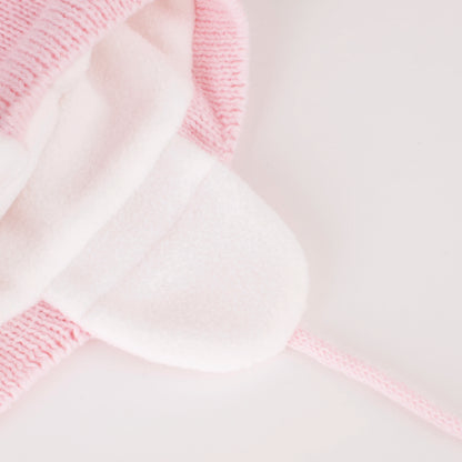 Winter Warm Knitted Baby Hats for Girls Pom Pom Kid Toddler Boys Beanies Cap with Fleece Lining