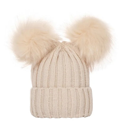 New Mother Kids Winter Hats for Baby Girl Boy Bobble Hat Kids Cap for Children Pompom Baby Beanie Infant Bonnet Accessories 0-3Y