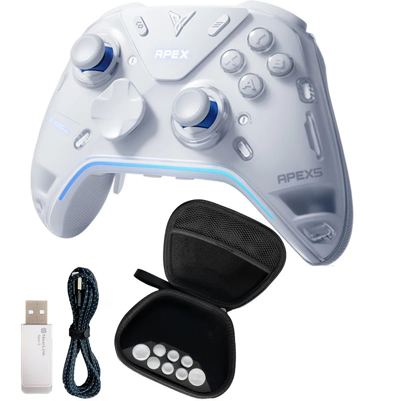 Flydigi Apex 5 Wireless Gaming Controller with RGB Screen & Charging Dock