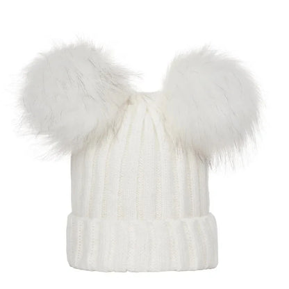 New Mother Kids Winter Hats for Baby Girl Boy Bobble Hat Kids Cap for Children Pompom Baby Beanie Infant Bonnet Accessories 0-3Y