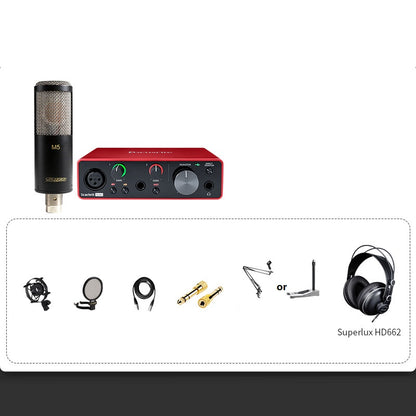 Professional Condenser Microphone Recording Live Dubbing