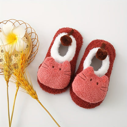 Girls Animal Cute Non-slip Socks