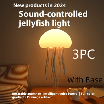 LED Jellyfish Mood Lamp — Portable Smart Night Light