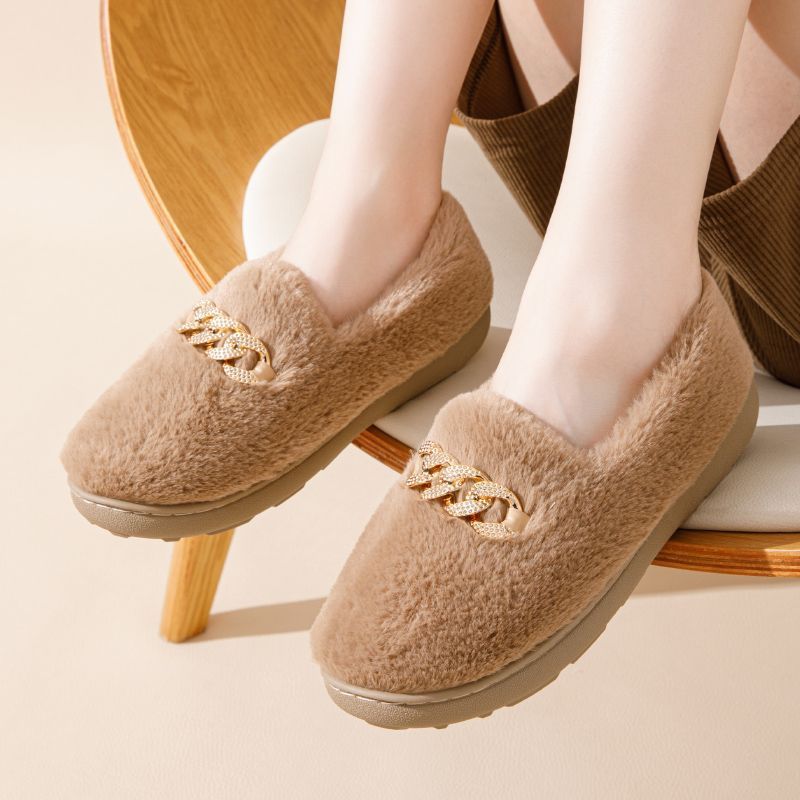 Women's Fluffy Flat Shoes — All-matching Cosy Slides