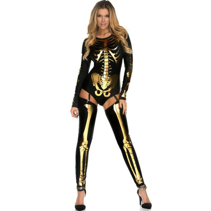 Halloween Skull Zombie Cosplay Costume