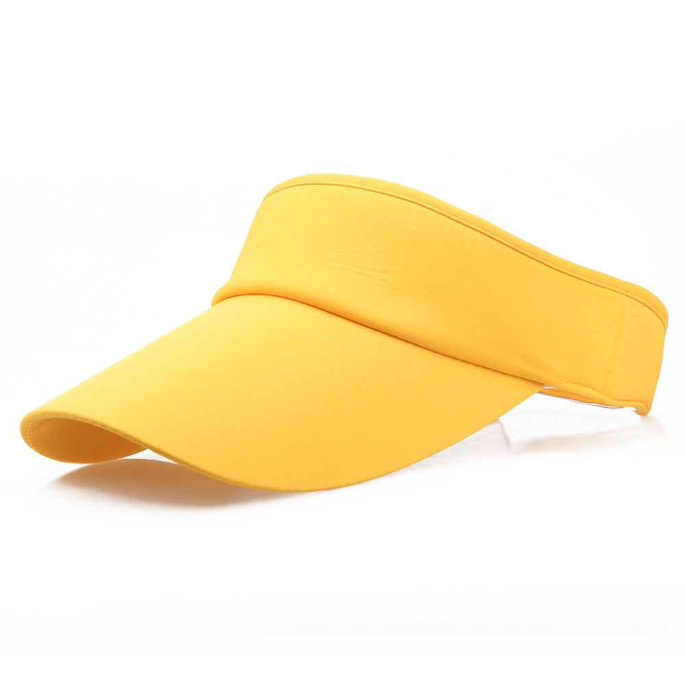 Adjustable Sun Visor Cap — Summer Beach & Sports Hat