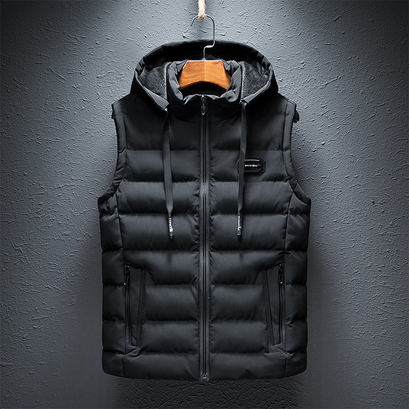 Men's Slim Cotton-padded Waistcoat Jacket