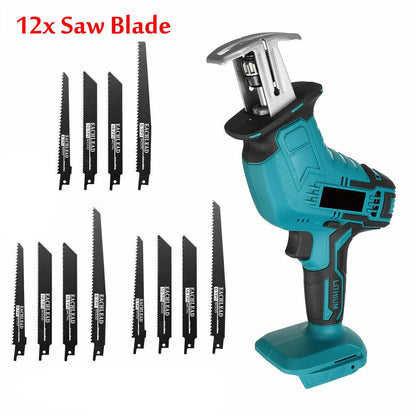 3000rpm Electric Reciprocating Saw 4 X Saw Blades For 18V