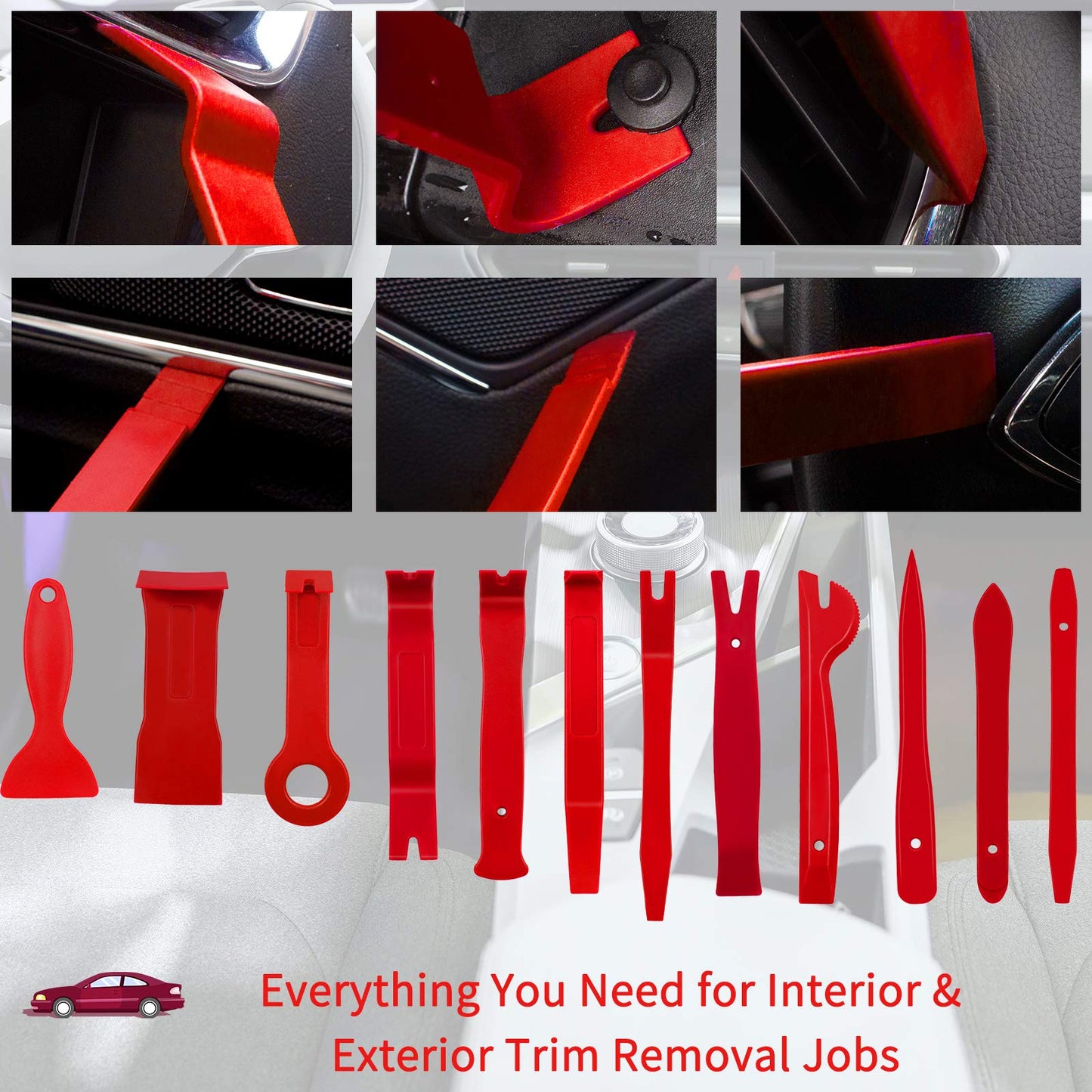 Car Trim Removal Pry Tool Kit | Auto Disassembly Panel Tool