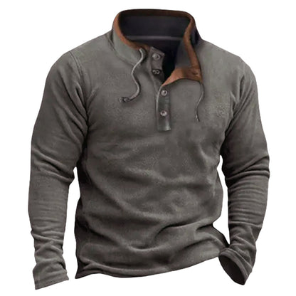 Men's Casual Zip Fleece Sweater Coat
