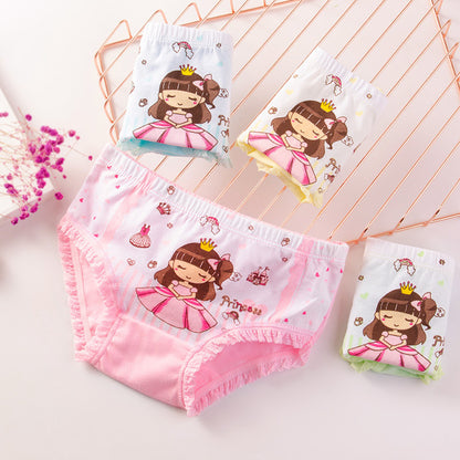 Cotton Cute Print All-match Panties for babies