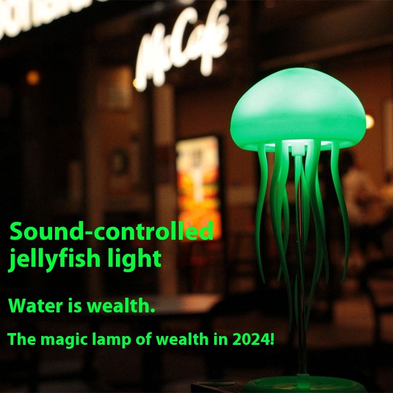 LED Jellyfish Mood Lamp — Portable Smart Night Light