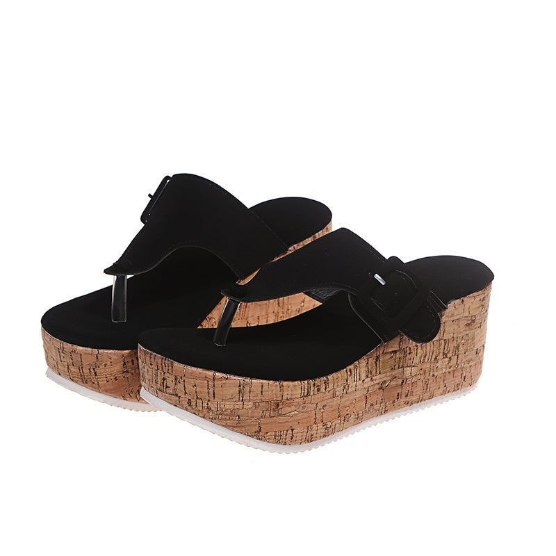 Women's Wedge Buckle Sandals — Fashion Trend Footwear