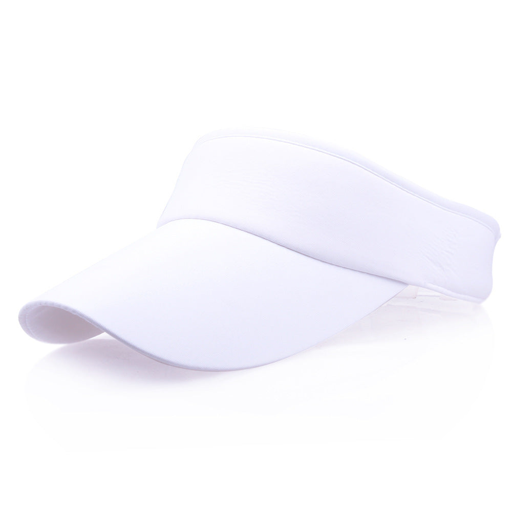 Adjustable Sun Visor Cap — Summer Beach & Sports Hat