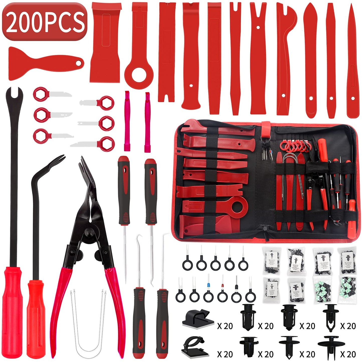 Car Trim Removal Pry Tool Kit | Auto Disassembly Panel Tool