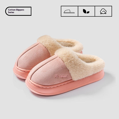Cosy Fluffy Couple Slippers — Non-slip Soft Indoor Mules