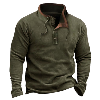 Men's Casual Zip Fleece Sweater Coat