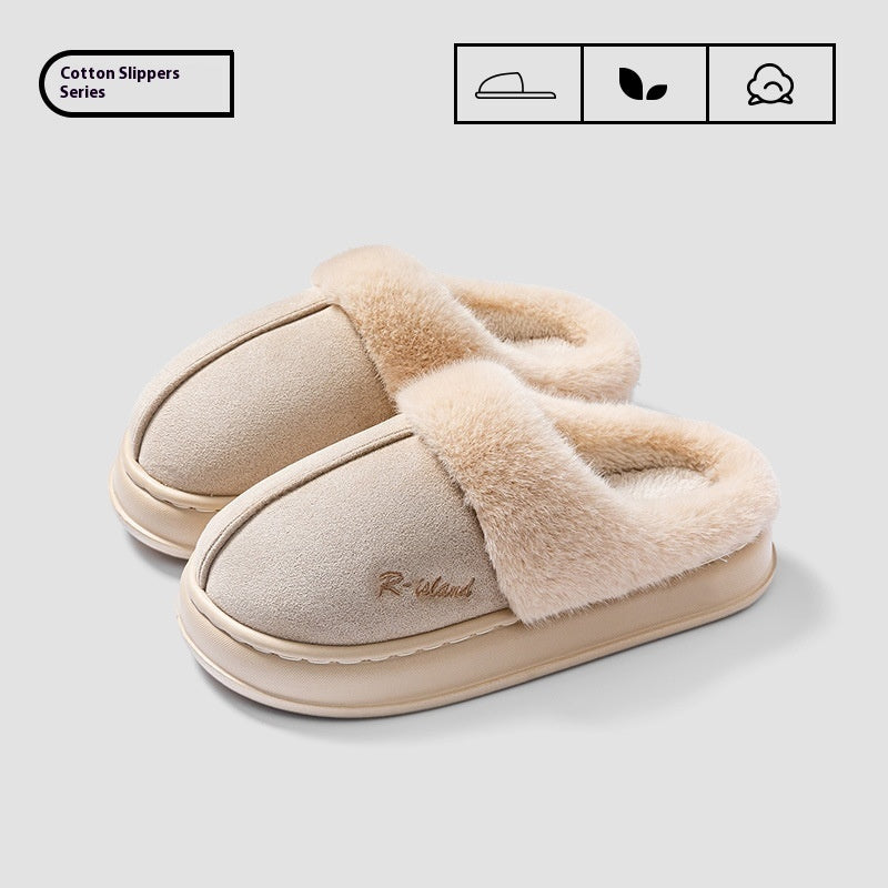 Cosy Fluffy Couple Slippers — Non-slip Soft Indoor Mules