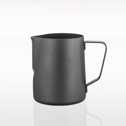Gold-plated Etched Stainless Steel Milk Cup — Cylinder Design