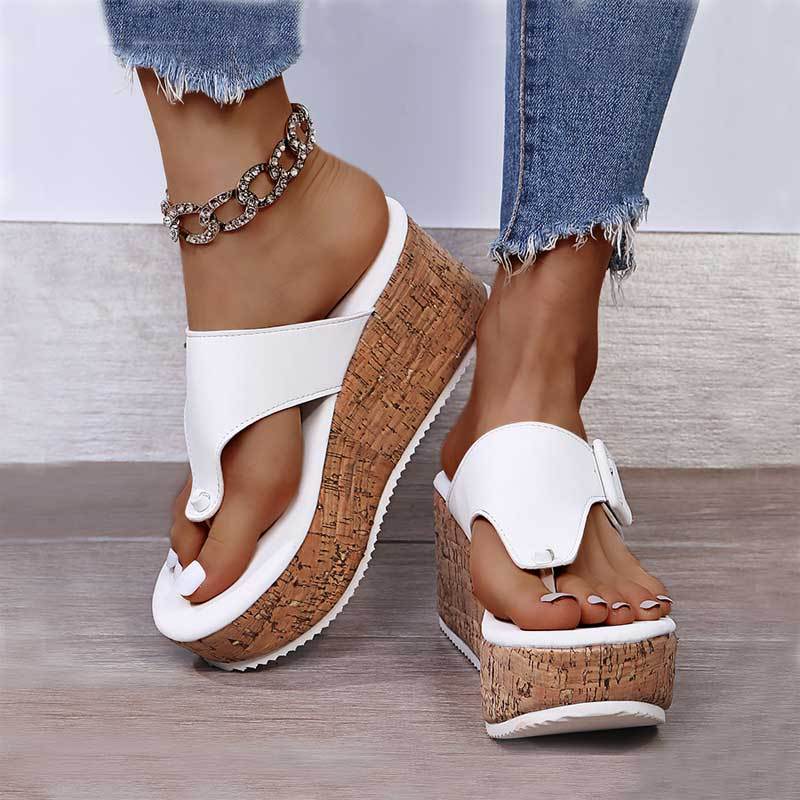 Women's Wedge Buckle Sandals — Fashion Trend Footwear